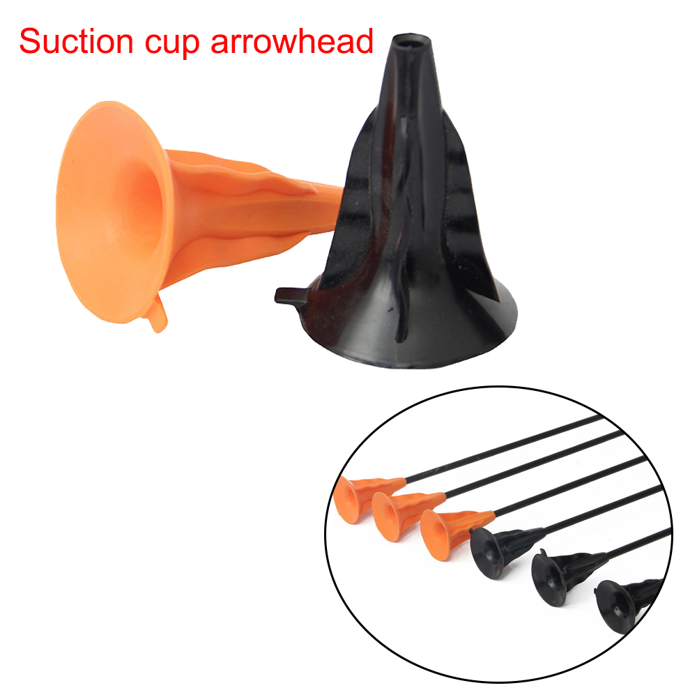 Outdoor Hunting Games For Kids - 5PK การล่าสัตว์กลางแจ้ง Sucker ถ้วย Arrowshead เด็กสีดำสีส้มลูกศรเคล็ดลับเกมดูดเป้าหมายเด็กยิงธนูสำหรับ