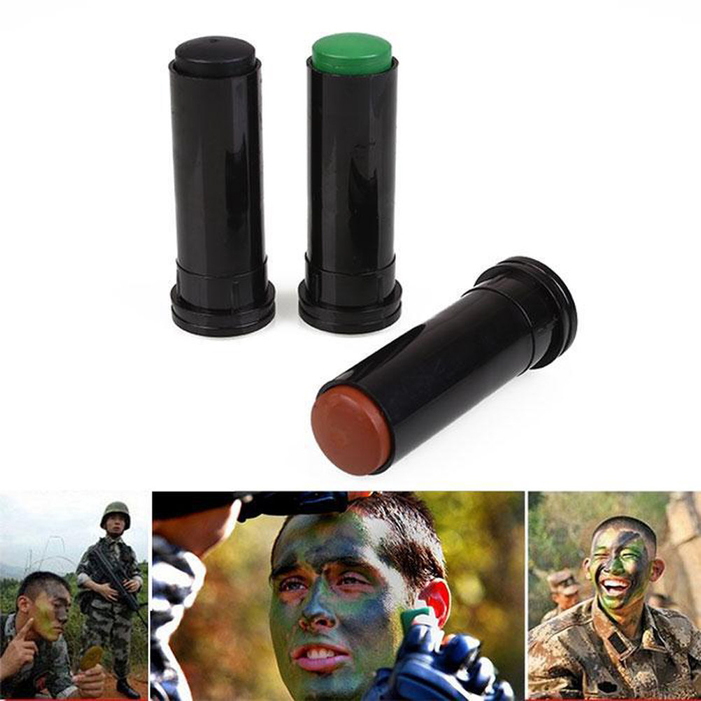 3 ชิ้น สีเพ้นท์หน้าลายทหาร CS  - Camo Face Paint บทวิจารณ์และราคา