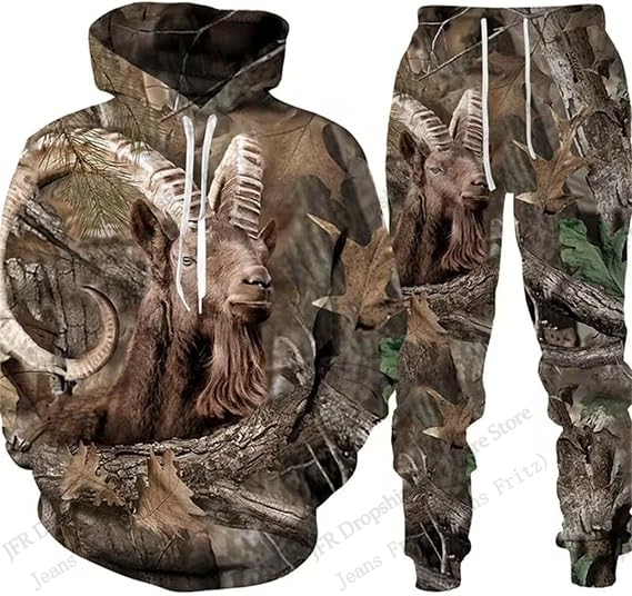 ชุดกีฬาลายพรางสำหรับผู้ชาย ชุด - Outdoor Hunting Prints บทวิจารณ์และราคา