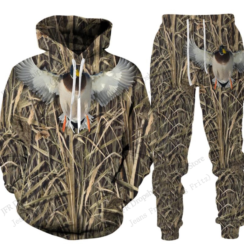 ชุดกีฬาลายพรางสำหรับผู้ชาย ชุด - Outdoor Hunting Prints บทวิจารณ์และราคา